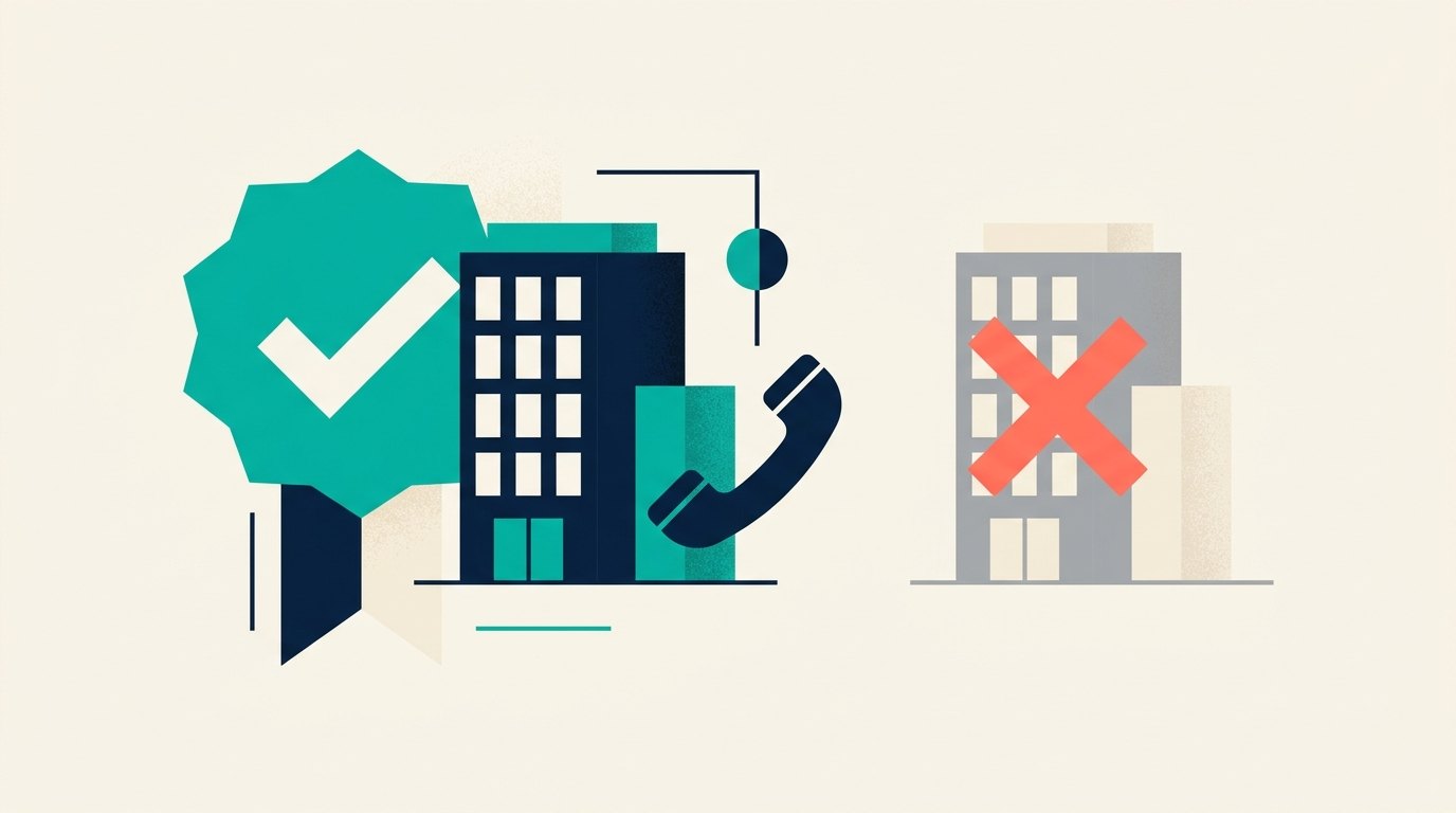 Verification checklist for confirming an SEO agency is based in Irving Texas not Irvine California